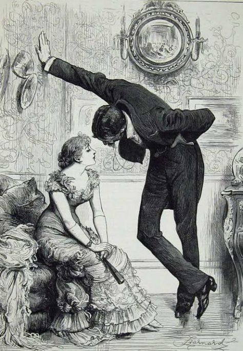 Victorian Dancing, A Man, Dancing, Kiss, Couch, Twitter