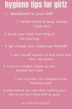 Hygiene Essentials List, Hygiene Tips Feminine, Female Hygiene, Feminine Wash, Tongue Scraper, Hygiene Tips, Nails For Kids, Essentials List, Feminine Hygiene