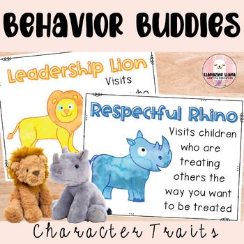 These behavior buddy classroom posters are a great addition to your classroom management system. This positive behavior model will encourage students to implement positive character traits from SEL lessons in your classroom. These behavior buddies provide students withtangible rewards while reinforcing positive behavior and character development.Each stuffed animal represents a character trait that we want our students to develop as learners and as they grow and learn as people. This set include Individual Behavior Incentives Classroom, Behavior Buddies Stuffed Animals, Rewards And Consequences Classroom, Buddy Classroom Activities, Behavior Charts For The Classroom Free, Classroom Stuffed Animal, Emotional Support Classroom Set Up, Preschool Behavior Management Ideas, Prek Behavior Management