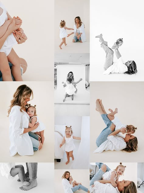 after a year of praying and planning, then finally doing the damn thing.. I am so excited to host motherhood mini sessions! whether you're waiting on your little one or chasing them around - I am here to celebrate you and your motherhood. these sweet, simple sessions allow you a moment to capture your bump or maybe the magic of feeding, play silly games, dance, just be with your babies. take a peek into haylie's motherhood session by clicking the link and you'll see what I'm talking about! Studio Mommy And Me Photo Shoot, Mom And 1 Year Daughter Photoshoot, Mommy And Me Photo Shoot 1 Year, Mommy And Me Portraits Studio, Photoshoot With Mom And Daughter, Mom And Me Pictures, Baby And Me Photo Shoot, Baby And Mommy Photoshoot, Mommy And Mini Photoshoot