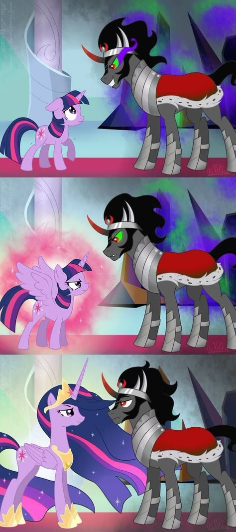 Twilight And King Sombra Love, Mlp Water Pony Oc, Mlp King Sombra X Twilight, Twilight X Sombra Mlp Comic, Thats Not Friendship Twilight, King Sombra Wallpaper, Mlp Sombra X Twilight, Twilight Sparkle X King Sombra Comic, Twilight X King Sombra Mlp