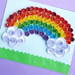 Quilling (Rolled Paper) Makes Great Art | Bettes Makes Snail Craft, Rainbow Craft, Rolled Paper Art, Paper Quilling Patterns, Quilled Creations, 3d Quilling, Rainbow Paper, Quilling Craft, Rainbow Crafts