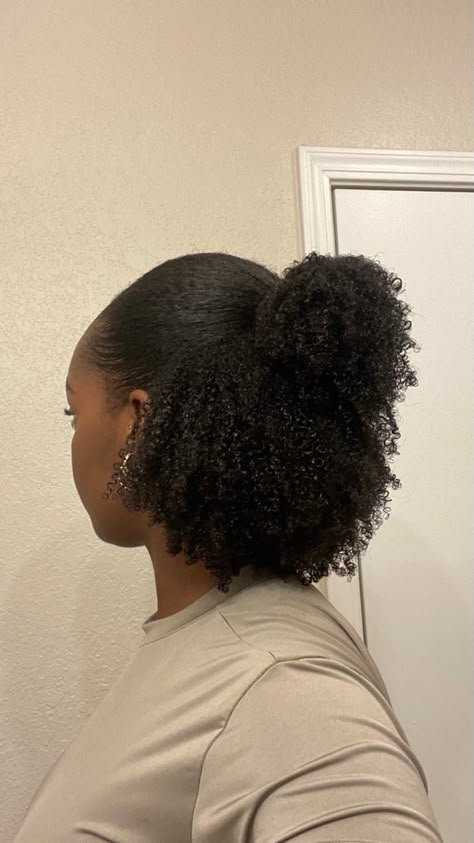 Natural Black Hair Aesthetic, In Between Hairstyles For Black Women, Texturized Hairstyles For Black Women, Low Density Natural Hair, Afro Hair Hairstyles, 4c Curly Hair, Hair Inspo Natural, Natural Hair For Black Women, Cabello Afro Natural