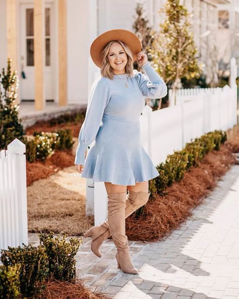 Into Me Into You Dusty Blue … curated on LTK Dusty Blue Outfit, Winter Photoshoot, Dusty Blue, Fall Dresses, Influencer, Light Blue, Shirt Dress, My Style, Dresses