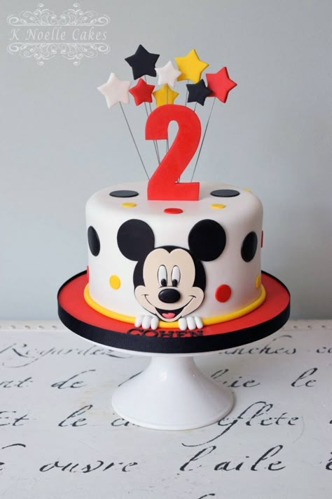 Mickey Mouse cake Mickey Mouse Cake Design, Mickey Mouse Torte, Mouse Cake Design, Mickey Mouse Cake Decorations, Bolo Do Mickey Mouse, Cupcakes Minnie Mouse, Mickey Birthday Cakes, Γενέθλια Mickey Mouse, Mickey Mouse Birthday Theme