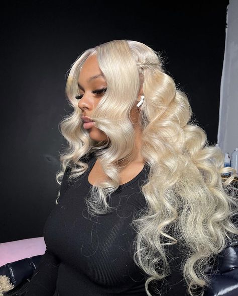 613 Frontal Wig, Frontal Wig Hairstyles, Birthday Hairstyles, Quick Weave Hairstyles, Birthday Hair, Frontal Hairstyles, Human Wigs, Dope Hairstyles, Wave Wig