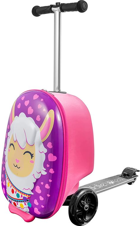 Suitcase Scooter, Luggage For Kids, Luggage Scooter, Scooter Luggage, Christmas Door Decorating Contest, Frozen Birthday Theme, Cute Suitcases, Ladybug Birthday