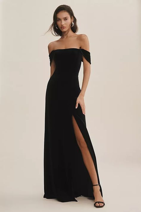 Wedding Guest Dresses | Shop Dresses for Wedding Guest | Anthropologie Black Formal Dress Long Classy Shoes, Black Formal Dress Long Classy Velvet, Long Black Dress Formal Heels, Classy Prom Dresses Lulus, Black Prom Silk Dress, Pryce Off The Shoulder Dress, Black Gala Dress Long Classy Silk, Black Tuxedo Wedding Groomsmen Bridesmaid Dresses, Black Tie Wedding Guest Dress