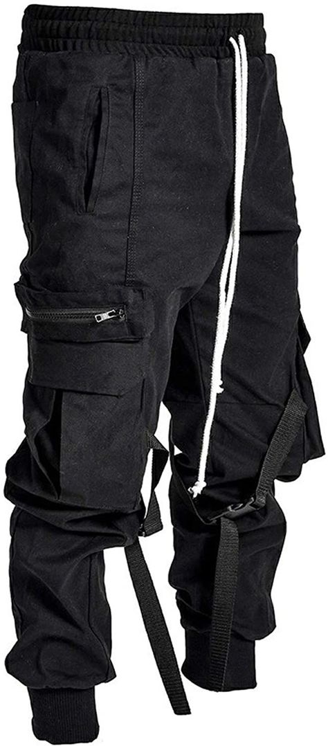 Hip Hop Outfits Men, Hip Hop Cargo Pants, Harem Pants Hip Hop, Hip Hop Trousers, Loose Overalls, Singapore Fashion, Harem Pants Men, Techwear Fashion, Streetwear For Men