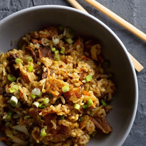 Scallion Fried Rice Recipe | Sur La Table Sur La Table Recipes, Hmr Recipes, Cauliflower Fried Rice Recipes, Cauliflower Fried, Calorie Meals, Cauliflower Fried Rice, Fried Cauliflower, Fried Rice Recipe, Meal Recipes