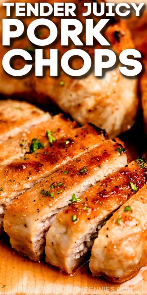 Juicy Baked Pork Chops, Pork Chop Brine, Baked Pork Chops Oven, Tender Pork Chops, Easy Pork Chops, Easy Pork Chop Recipes, Homemade Seasoning, Pork Chop Recipes Baked, Juicy Pork Chops