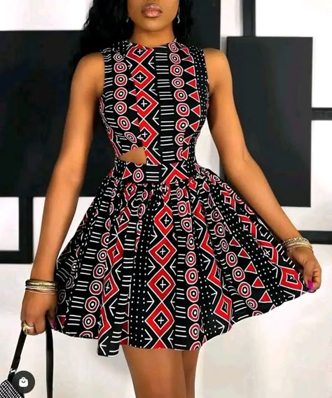 Ankara gown styles Latest Ankara Gowns, Short Flare Gown, Ankara Short Flare Gowns, Flare Gown Styles, Latest Ankara Short Gown, Short Ankara Dresses, Ankara Dress Designs, Classy Short Dresses, Ankara Short Gown Styles