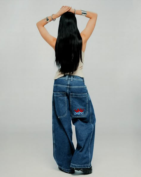 The Original JNCO JEANS | The Original Wide-Leg Jeans – JNCO Los Angeles Jenko Jeans, Jnco Jeans Women, Jnco Jeans Aesthetic, Jnco Jeans The 90s, Jnco Jeans Outfit, Jnco Pants, Jeans Website, Super Baggy Jeans, Streetwear Photoshoot