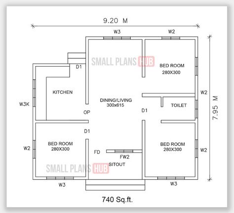 740 Sq.ft. 3 Bedroom Single Floor House Plan and Elevation 700 Sq Ft House Plans 3 Bedrooms, Small Modern 3 Bedroom House Design Plans Layout, Compact 3 Bedroom House Plans, 1200sq Ft House Plans 3 Bedroom, Simple 3 Bedroom House Design, 30x40 House Plans East Facing, 1200 Sq Ft House Plans 3 Bedroom, Free House Plans 3 Bedroom, Small House Floor Plans 3 Bedroom