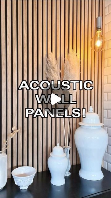 Sound Absorbing Decor Diy, Timber Slats, Acoustic Wall Panels, Sound Dampening, Acoustic Wall, Sound Absorbing, Most High, High Ceilings, Acoustic Panels