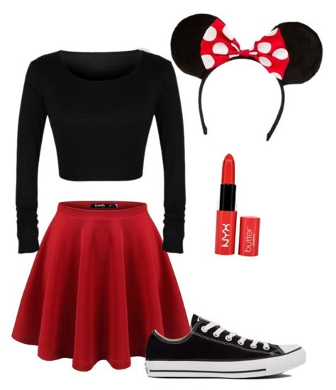 "Minnie Mouse costume!" by livvie47 on Polyvore featuring Converse Minnie Mouse Kostüm, Costumes Faciles, Meme Costume, Last Minute Halloween Costume, Teen Halloween, Minnie Mouse Costume, Halloween Coustumes, Minnie Mouse Halloween, Mouse Costume