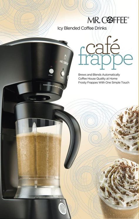 Homemade Frappe, Coffee Maker Recipes, Frappuccino Flavors, Keurig Coffee Station, Blended Coffee Drinks, Coffee Frappe, Coffee Frappuccino, Frappe Recipe, Coffee Milkshake