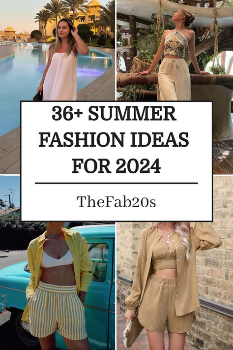 Looking for stunning summer fashion ideas? These trendy summer fashion 2024 ideas are TOO good.. We've collected some of the best summer styles here Europe Travel Outfits Summer, Summer Fashion Ideas, Outfits For Short Women, Outfit Ideas For Summer, Summer Dress Trends, Hot Summer Outfits, Chic Romper, Fall Trends Outfits, Summer Trends Outfits