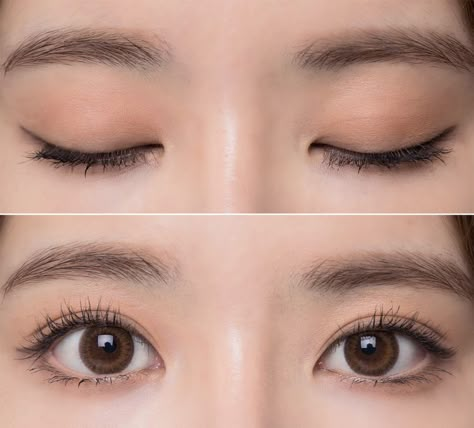 Work Makeup Tutorial, Koleksi Makeup, Bentuk Alis, Korean Eye, Korean Makeup Look, Korean Makeup Tutorials, Korea Makeup, Korean Eye Makeup, Work Makeup