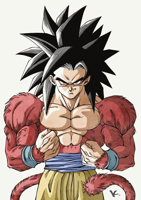 Super Saiyan 4 Goku, Goku Drawing, Dragon Ball Painting, Dragon Ball Art Goku, Dragon Ball Super Artwork, Dbz Art, Dragon Ball Image, Anime Dragon Ball Goku, Dragon Ball Goku