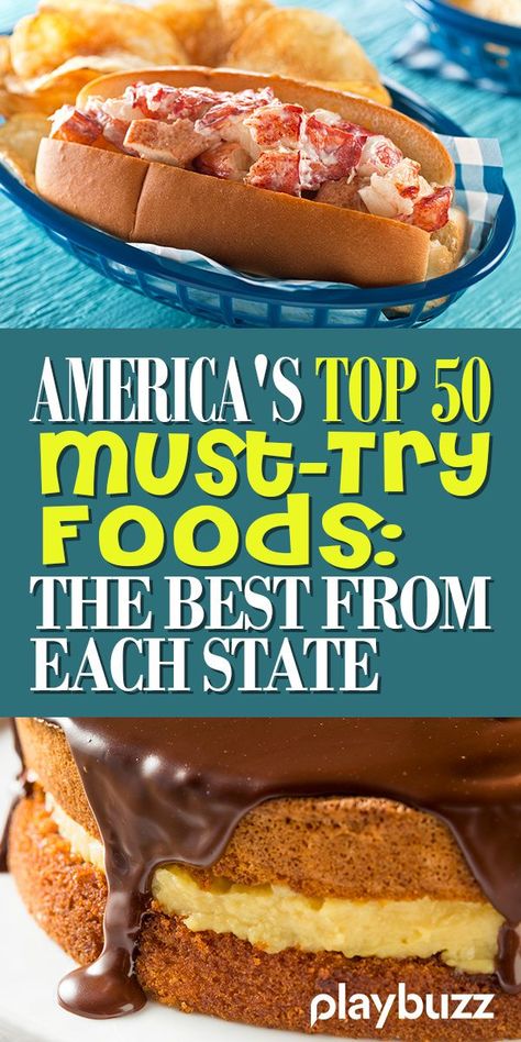 Whether you're planning a cross-country road trip or you're a foodie (in which case, welcome to the club!), it's neat to know which state has the most of the food you love most. The US is full of incredible eating options, and each state actually specializes in a few. So grab a snack and read ahead to find out where you should visit next! *** #PlaybuzzQuiz Foodie American Cuisine Food Tasty Best Food in Each State Boston Cream Pie Maine Lobster Roll Recipe Ideas Playbuzz 1960 Recipes, Maine Lobster Roll Recipe, Onion Dishes, American Cuisine Recipes, American Food Recipes, Maine Lobster Roll, Lobster Roll Recipe, State Recipes, All American Food