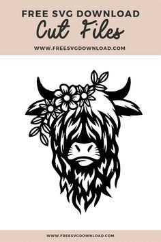 Free Svg Designs For Cricut, Free Animal Silhouette Svg, Free Decals Downloads, Svg Cow Print, Htv Shirt Designs, Free Decals For Cricut, Cricut Highland Cow, Free Farm Svg Files For Cricut, Cricut Iron On Ideas Free Printable