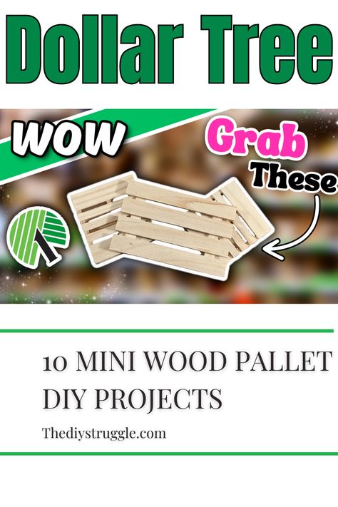 In this video I share 10 Dollar Tree DIY crafts to check out for your next project! These are created with mini wood pallet pieces you can get from dollar tree ! Check out how you can create your own here! Dollar Tree Wood Pallet Diy, Wood Slat Crafts Diy Projects, Mini Wooden Pallet Crafts, Wood Dollar Tree Crafts, Dollar Tree Wooden Crafts Diy, Dollar Tree Mini Pallet Ideas, Dollar Store Pallet Crafts, Scrap Wood Projects Diy Christmas Gifts, Mini Wood Pallet Crafts