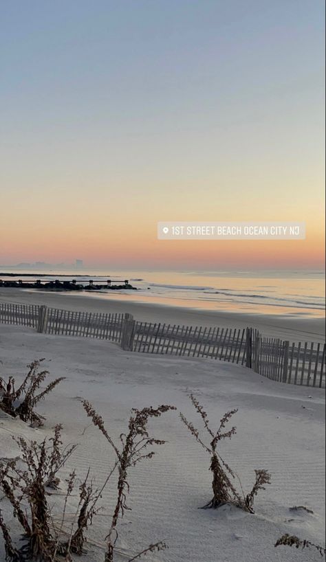 Ocnj, sunrise, aesthetic, ocean city, Jersey shore aesthetic New Jersey Beach Aesthetic, Ocean City New Jersey, Seaside Heights Nj, New Jersey Beaches, Ocean City Nj, Seaside Heights, Cape May, Jersey Shore, Ocean City