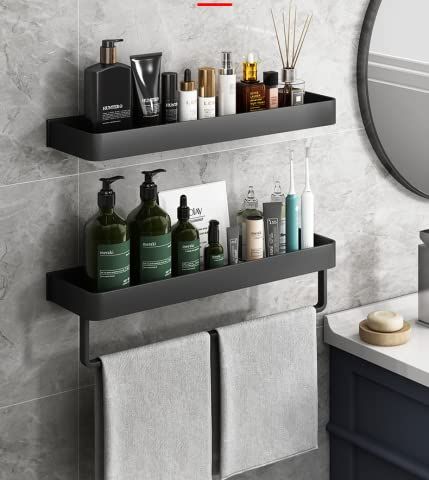 Sleek Bathroom Design, Home Drawing, Bathroom Shelf Decor, Nails Home, Hype Beast, Sleek Bathroom, Black Bathroom Accessories, Inspiration Bathroom, Aesthetic Bathroom