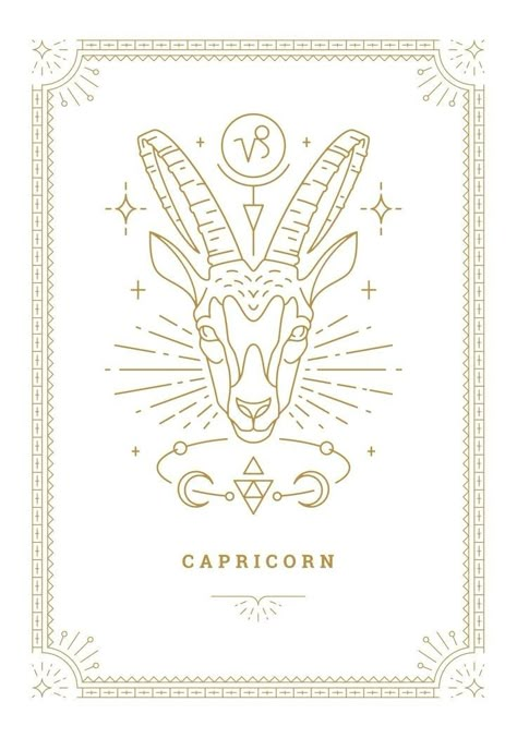 Funky Room, Capricorn Art, Capricorn Tattoo, Zodiac Characters, Boho Tattoos, Zodiac Cards, Adobe Design, Halloween Vinyl, Zodiac Designs