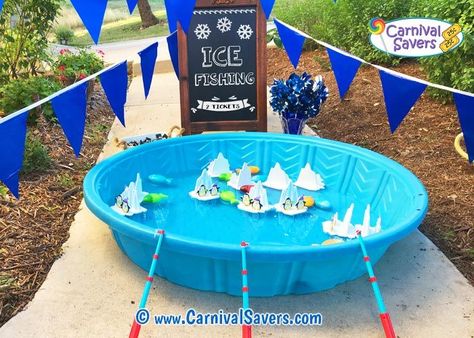 Ice Fishing Winter Festival Game Winter Party Games, Games Indoor, Fall Festival Games, Carnival Games For Kids, Polar Plunge, Games Outdoor, Festival Games, Kids Backyard, Fun List