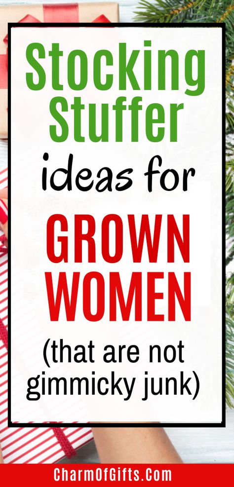 Practical holiday gifts for grown women are hard to find but these stocking stuffers are just what your mom, aunt, sister, etc would appreciate. Small Stocking Stuffers, Stocking Stuffers For Wife, Sticking Stuffers, Diy Stocking, Best White Elephant Gifts, Christmas Gift Baskets Diy, Stocking Stuffers For Adults, Christmas Gifts For Adults, Diy Stocking Stuffers