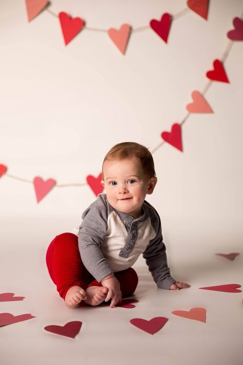 Valentines Baby Photoshoot, Valentines Baby Photos, Valentine Mini Session, Mini Photo Sessions, Baby Milestones Pictures, Valentine Photo Shoot, Toddler Photoshoot, Valentine Picture, Photography Mini Sessions