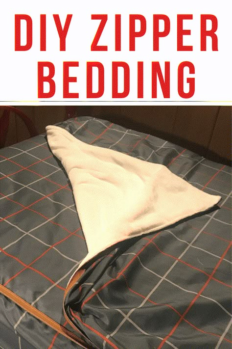 make your own zip up bedding! DIY zipper bedding Zip Bedding, Diy Bunk Bed Bedding, Diy Bedding Set Sewing, Diy Zippered Bedding, Zippered Bedding, Zipper Bedding Diy How To Make, Zipper Bedding Diy, Diy Beddys, Bunk Bed Bedding Ideas