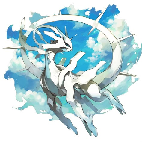 Lugia Pokemon Art, Fakemon Legendary, Light Creature, Legendary Fakemon, Character Design Layout, Pokemon Legendaries, Fantasy Pokemon, Light Monster, Pokemon Species