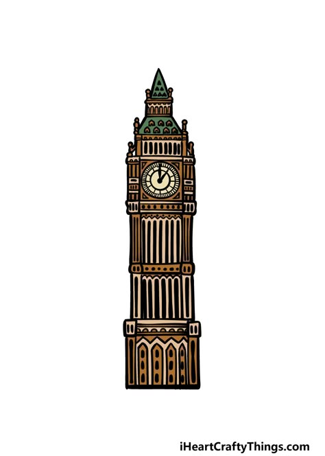 Big Ben Dibujo, London Eye Drawing, Big Ben Illustration, Big Ben Model, Big Ben Drawing, London Clock Tower, Big Ben Art, Simple House Drawing, Big Ban