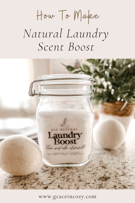 Essential Oils For Laundry, Diy Fabric Softener, Laundry Scent Booster, Laundry Diy, Homemade Laundry Soap, Laundry Detergent Recipe, Laundry Scent Boosters, Laundry Soap Homemade, Diy Laundry Detergent