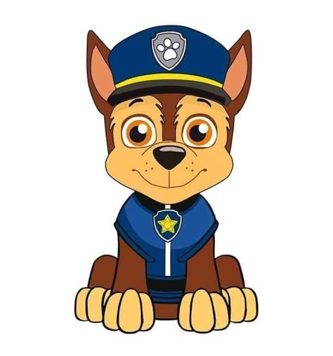 Paw Patrol Birthday Decorations, Paw Patrol Stickers, Imprimibles Paw Patrol, Paw Patrol Cookies, Paw Drawing, Paw Patrol Cartoon, Cardstock Crafts, Paw Patrol Chase, Psi Patrol