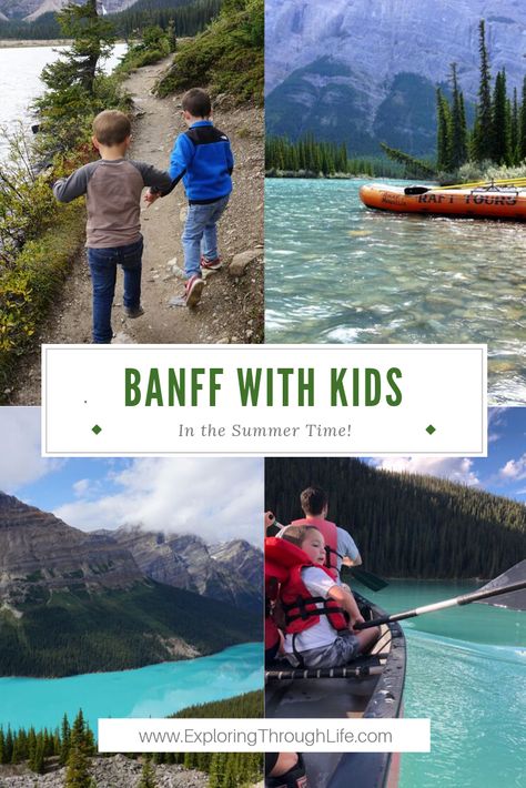 Summer in Banff is one of the most gorgeous places I've ever been! Make sure your kids love it just as much as you do with these summer things to do in Banff with kids! From hiking in Banff, canoeing on Lake Louise or rafting on the Bow River, your kids will love this Banff family vacation! Banff Family Vacation, Things To Do In Banff, Sunshine Village, Fairmont Chateau Lake Louise, Chateau Lake Louise, Gorgeous Places, Summer Things, Canada Road Trip, Parks Canada