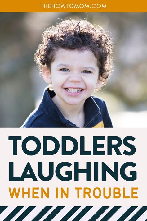 Does your child laugh at you when you try to discipline them? Find out if this is normal behavior and how to deal with it. Click to learn tips on how to discipline your toddler and find out ways to help them show emotions that they might feel. Discipline Ideas, Toddler Discipline, Kids Laughing, Discipline Kids, Kids Behavior, Toilet Training, Laugh At Yourself, Deal With It, Brushing