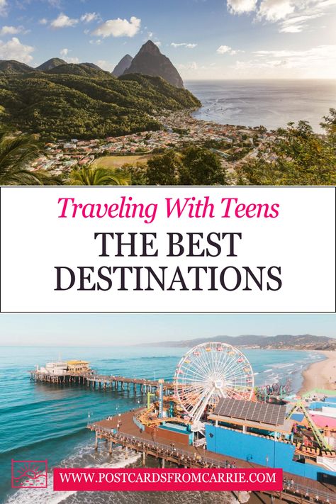 Affordable Family Vacation Destinations, Summer Family Vacation Destinations, Best Family Vacations With Teens, Teen Vacation Ideas, Family Vacations With Teens, Best Us Vacations, Family Summer Vacation Ideas, Best Tropical Vacations, Teen Vacation