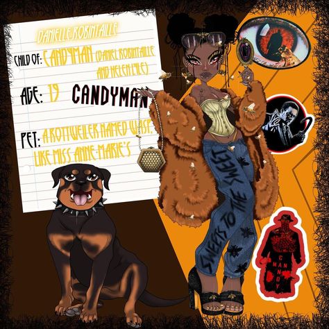 Candyman Fanart, Carl Azuz, Bratz Fairy, Horror High, The Candyman, High Characters, Bratz Girls, 80s Horror, Horror Monsters