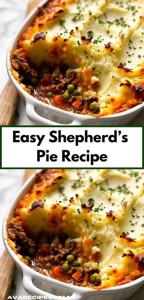 Craving a hearty meal? Discover our Easy Shepherd’s Pie recipe! It's one of the best ground beef recipes for dinner, offering a comforting and easy-to-make dish. Best Ground Beef Recipes, Shepherd's Pie Recipe, Ground Beef Recipe, Shepherds Pie Recipe, Shepherd's Pie, Ground Beef Recipes For Dinner, Beef Recipe, Recipes For Dinner, Beef Recipes Easy