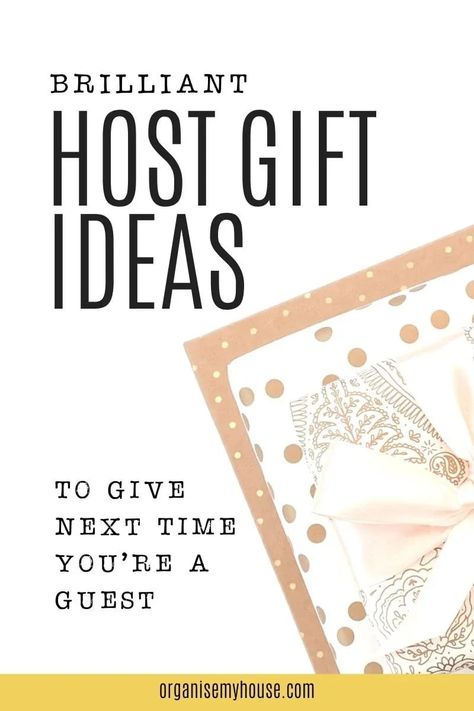 Whenever you're invited to someones home, whether it be for a meal or overnight - taking a present to say thank you is a lovely gesture. These host gift ideas can help you decide what to take - with inspiration for every type of host! House Guest Gifts For Host, Host Gift Ideas Thank You, Gift Ideas For Host, Host Gift Ideas, Goft Ideas, House Guest Gifts, Thank You Baskets, Thanking Someone, Wake Ideas