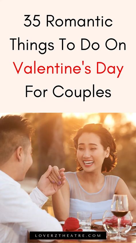 If you’ve ever been looking for the perfect time to show your partner how much you love him, Valentine’s Day is the ideal time to do so. Looking for romantic activities for couples to explore together this Valentine? Check out these 35 fun and romantic Valentine’s Day date ideas. Cute romantic things to do on Valentine's Day for couples, plus Valentine's date night ideas Texting First, Cute Romantic Things, Teenage Dating, Traditions For Couples, Night Date Ideas, Activities For Friends, Romantic Activities, Advice For Teens, Free Date Ideas