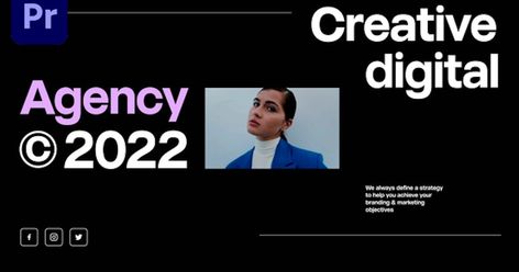 Get Creative Agency Promo that includes black & blogger, from our library of Openers. Get unlimited downloads with an Envato Elements subscription! Event Promo, Modular Structure, Black Bloggers, Corporate Presentation, Premiere Pro Cc, Swiss Design, Bold Typography, Promo Videos, Envato Elements