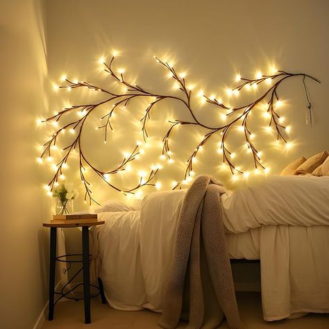 Lighted Tree Branches, White Birch Trees, Christmas Light Installation, Lighted Branches, Led Tree, Viria, Festival Diy, Luminaire Design, Tree Lighting