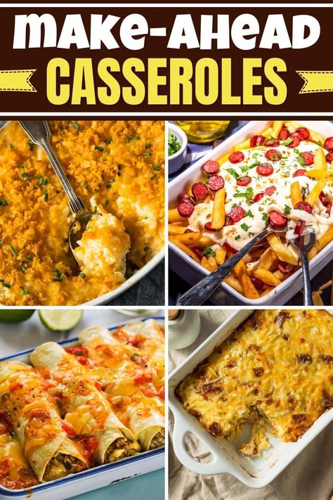 Make-ahead casseroles are the best way to simplify your life. With recipes from cheesy potato casserole to pizza casserole, dinner has never been so tasty. Casserole Recipes For Dinner Make Ahead, Make Ahead Frozen Casseroles, Make Ahead Tuna Noodle Casserole, Make Ahead Pizza Casserole, Casseroles To Make Ahead And Freeze, Easy Freezer Casseroles Make Ahead, Casseroles That Travel Well, Taco Casserole Freezer Meal, Best Casseroles To Freeze