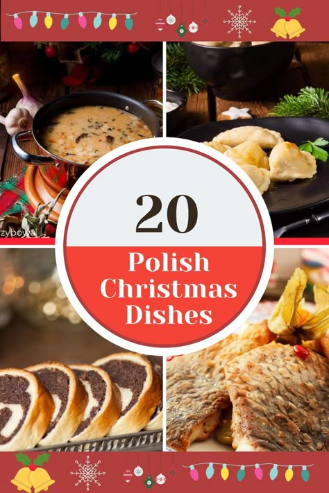 Popular Polish Christmas Dishes Polish Food Traditional, Christmas Eve Dinner Menu, Polish Christmas Traditions, Traditional Christmas Food, Polish Dishes, 24th December, Pagan Beliefs, Polish Desserts, Polish Foods