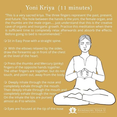 Spirit Voyage on Instagram: “Yoni Kriya. - #Reposting this powerful kriya from @kundaliniyogau in honor of #InternationalWomensDay ・・・ Yoni Kriya was taught by Yogi…” Womb Work, Kundalini Shakti, Hand Mudra, Handstand Yoga, Morning Yoga Sequences, Kundalini Meditation, Hand Health, Meditation Scripts, Kriya Yoga